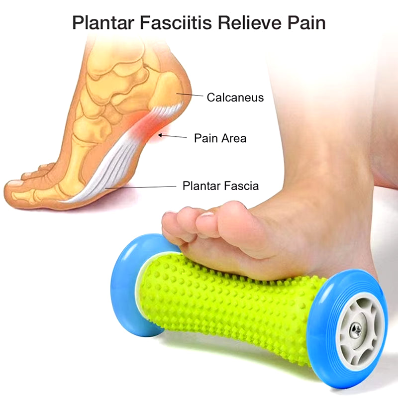 Foot Roller Massage for Relief Plantar Fasciitis and Heel Foot Arch Pain Reflexology Massager for Back Leg Hand Muscle Relax Hot